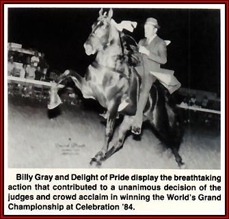 Delight Of Pride and Billy Gray in action.