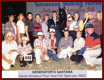 Generator's Santana and pit crew