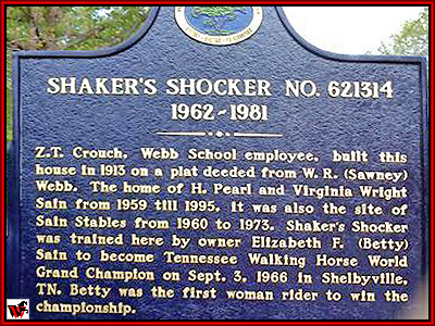Bedford Historical Marker for Shaker's Shocker