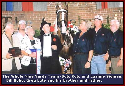 The Whole Nine Yards Team - Bob, Rob and Luanne Sigman, Bill Bobo, Greg Lute, his brother and his father.